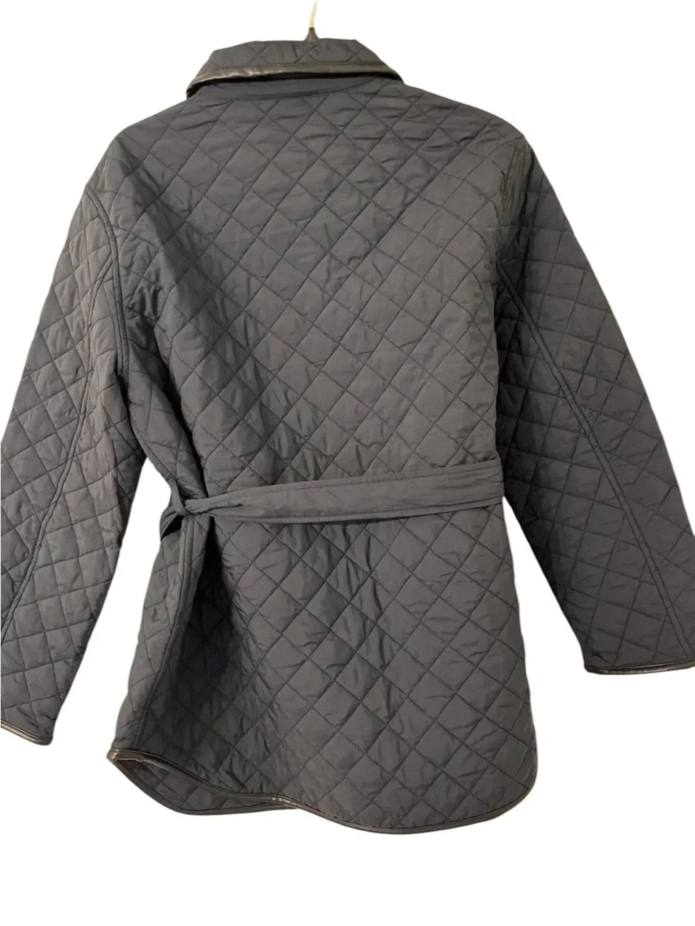 Rag & Bone Kelly Quilted Lightweight Riding Jacket in Dark Navy Size Small